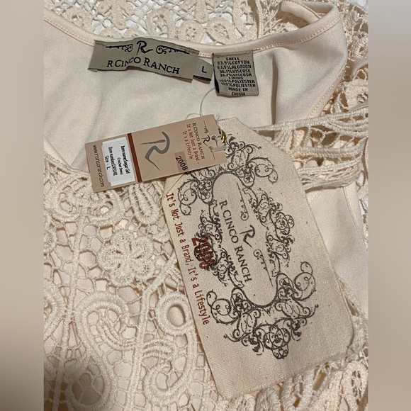 R Cinco Ranch Elegant Lace Overlay dress - Picture 9 of 11